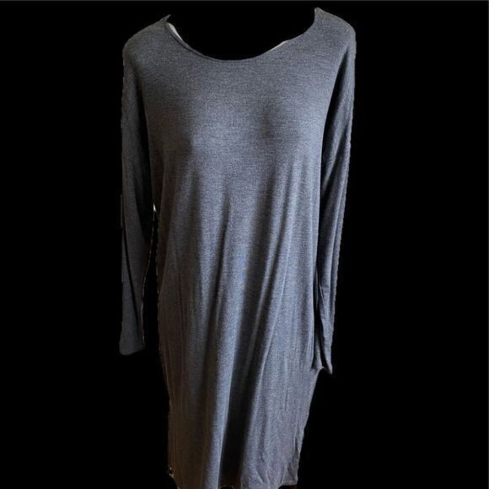 Culture Phit Tunic Dress - L gray ,rayon spandex , never worn